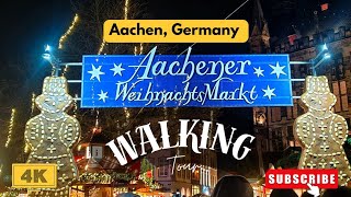 Aachen Christmas Market | WeihnachtsMarkt | European Christmas Market | Beautiful | Walking tour ❤️