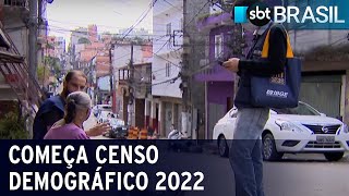 Começa Censo Demográfico de 2022 no Brasil | SBT Brasil (01/08/22)