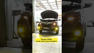 AVANZA: Lampu LED 3 warna #avanza #foglampavanza #modifikasilampu #lampumobil #variasimobilmalang