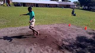 Newton Ground Primary class 1 long jump compe.2014