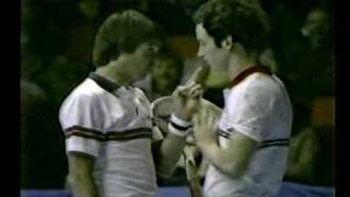Chicago 1982 Michelob -  Connors vs McEnroe flare-up