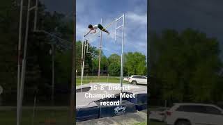 2022 OHSAA District 15-8” meet record jump.