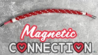 'Magnetic Connection' | Kumihimo Valentine's Bracelet