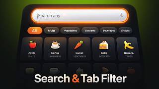 JavaScript Project | Search & Tab Filtering with HTML, CSS & JavaScript | Step-by-Step Tutorial