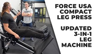 Force USA Compact Leg Press FULL Overview- Updated 3-in-1 Leg Machine