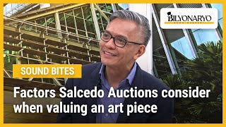 Factors Salcedo Auctions consider when valuing an art piece