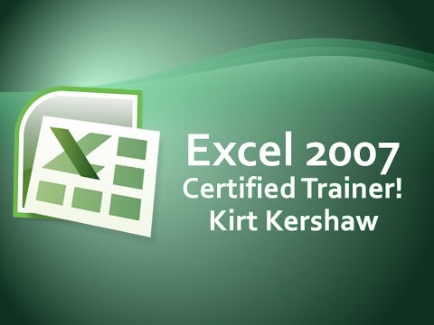 Excel 2007 Print Rows Top Each Page - Repeat Column Headers Training Video Excel 2007 Print Rows Top Each Page - Repeat Column Headers Training Video