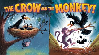 The crow and the monkey  | Motivational Stories #shortstory #moralstory #kids #stories #kids