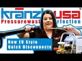 New EU style quick disconnects for all Kranzle USA pressure washers | Get ready!