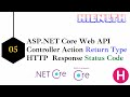 [WebAPI-NET5] #5 Controller Action Return Type & HTTP Status Code