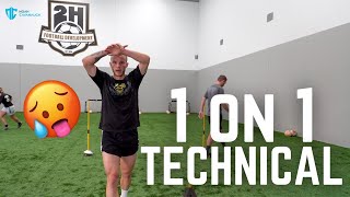 FULL 1 ON 1 TECHNICAL SOCCER TRAINING SESSION | Footballer Drills