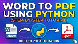 Convert Word to PDF Using Python (Step-by-Step Tutorial) | Docx to PDF Automation