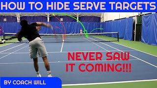 How To DISGUISE YOUR SERVE