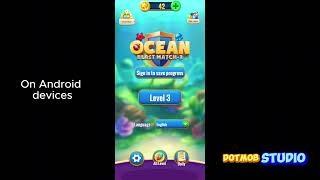 Save progress Unity Match 3 game source code - Ocean Blast Game