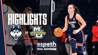 HIGHLIGHTS | UConn Women's Basketball at Marquette