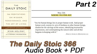 The Daily Stoic 366 PART2 Audiobook + Read along