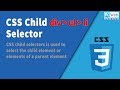 CSS Child Selector