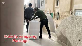 How to wrapping my package balikbayan box  sending Philippines #asmr #satisfying  #philippines