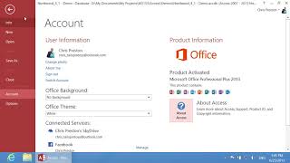 Microsoft Access 2013 - Module 5: Database Storage
