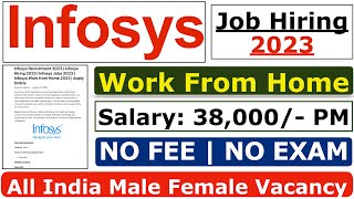 Infosys Recruitment 2023 | Latest Job Vacancy 2023 | Fresher Any Graduate Eligible | Salary ₹34,000