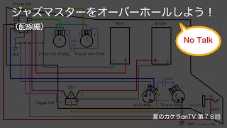 ジャズマスターをオーバーホールしよう！（配線編）〜夏のカケラonTV第７８回