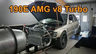 Test Drive - Mercedes 190E AMG V8 - 600 WHP / 800 NM