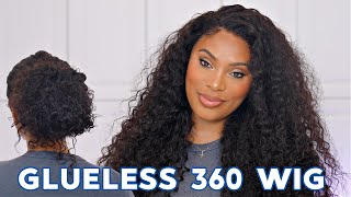 GLUELESS 360 WIG INVISIBLE BAND | OQ HAIR WIG TUTORIAL !!!