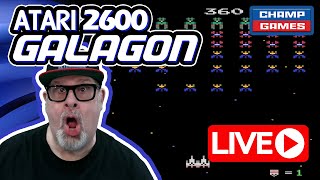 RETRO GAMING BLISS with GALAGON for the Classic ATARI 2600!