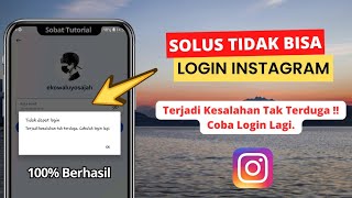 Terjadi Kesalahan Tak Terduga Login Instagram | Gagal Login Akun Instagram