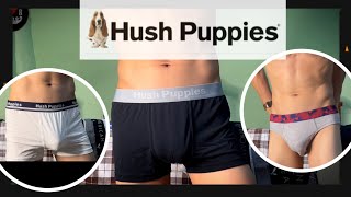 แกะกล่องและทดลองใส่กางเกงชั้นในชายHUSH PUPPIES