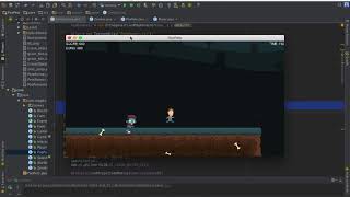 LibGDX and Java platformer game. First tests with zombie movement.