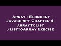 Array : Eloquent Javascript Chapter 4: arrayToList/listToArray Execise