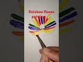 rainbow flower painting ideas 🌈🌈... drawinglessonsforkids drawing rainbow youtube shorts draw