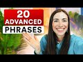 20+ Advanced English Phrases for English conversation