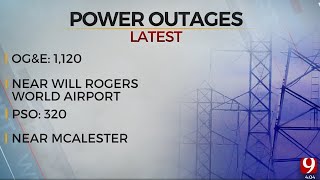 Power Outages Reported Across Oklahoma