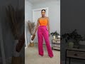 Pink & Orange Summer Outfits