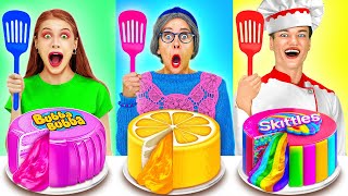 GRANDMA vs. ME COOKING CHALLENGE || Who Cooks Better? Edible Battle by 123 GO! FOOD
