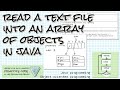 Creating an array (and ArrayList) of objects from a text file: Object-Oriented Programming with Java