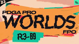 2023 PDGA Pro World Championships | FPO R3B9 | Tattar, Gannon, Salonen, Benson | Jomez Disc Golf