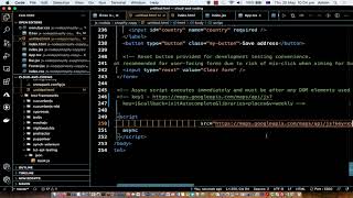 Google Maps JavaScript API error | InvalidKeyMapError - Autocomplete field error