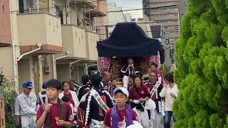 横堤だんじり祭り昼の曳行パート1