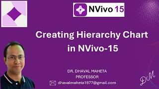 25. Creating Hierarchy Chart in NVivo-15 || Dr. Dhaval Maheta