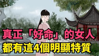 真正「好命」的女人，身上都有這4個明顯特質，看看你有嗎？【秋柔講國學】#女人#智慧#命運