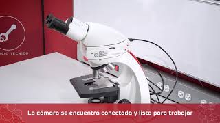 SANITAS SAS - Leica DM500 con cámara ICC50W - Unbox y puesta en marcha.