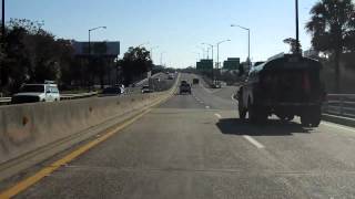 Mathews Bridge eastbound