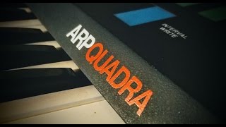 ARP Quadra Poly Synth section - DJI Phantom 4 1st flight