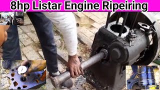 ListarEngine Ring Cr biaring Cranksaft biaring fitting।। 8hp 5/1 Listar Engine Ripeiring 👌💥।।