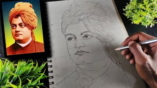 swami vivekananda drawing|how to draw swami vivekananda|swami vivekananda drawing easy|siyaram's art