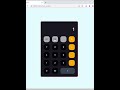 iPhone calculator design 😱 | #shorts #viral #cs #iphone #design#development #youtubeshorts#software