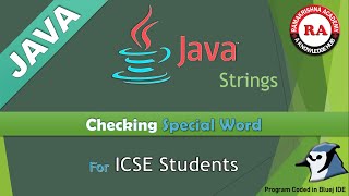 Checking Special Word in JAVA